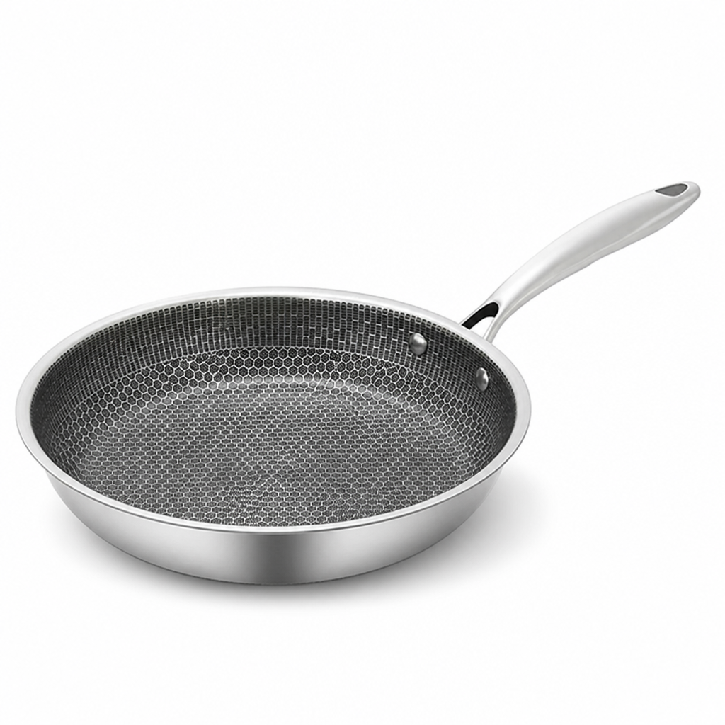 Frying Pan Stainless Steel Nonstick Induction Compatible