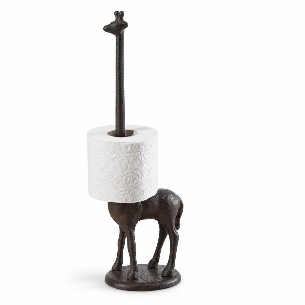 Giraffe-Shaped Toilet Paper Holder (45 cm)