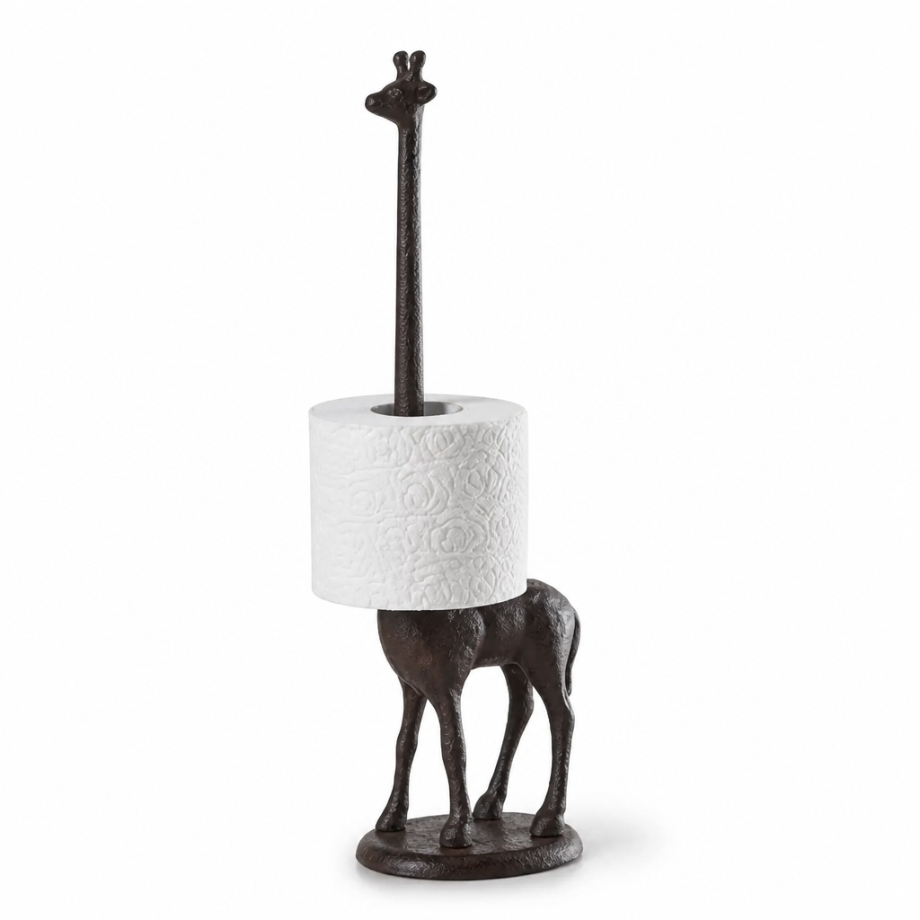 Giraffe-Shaped Toilet Paper Holder (45 cm)