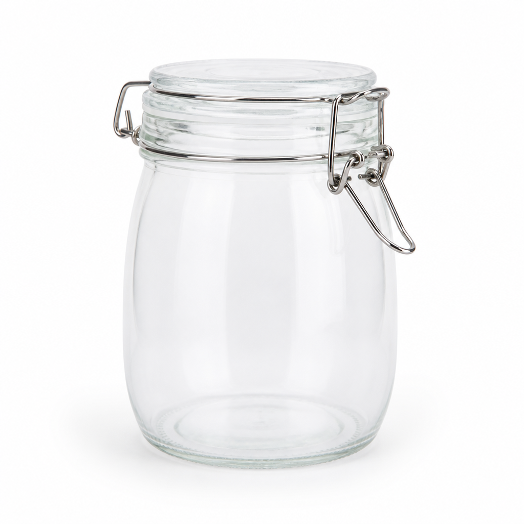 Glass Storage Jar Airtight Multi-Size