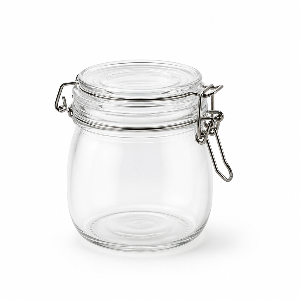 Glass Storage Jar Airtight Multi-Size