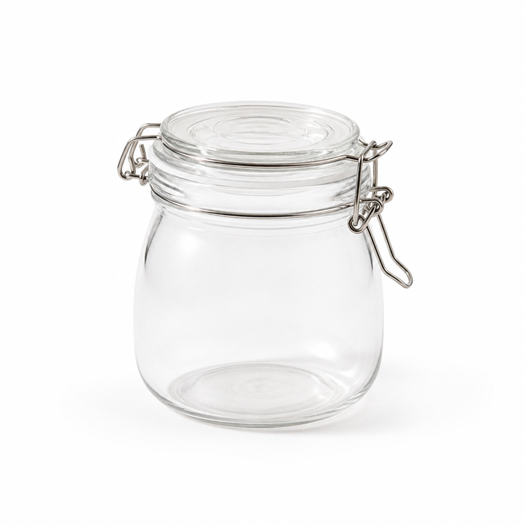 Glass Storage Jar Airtight Multi-Size