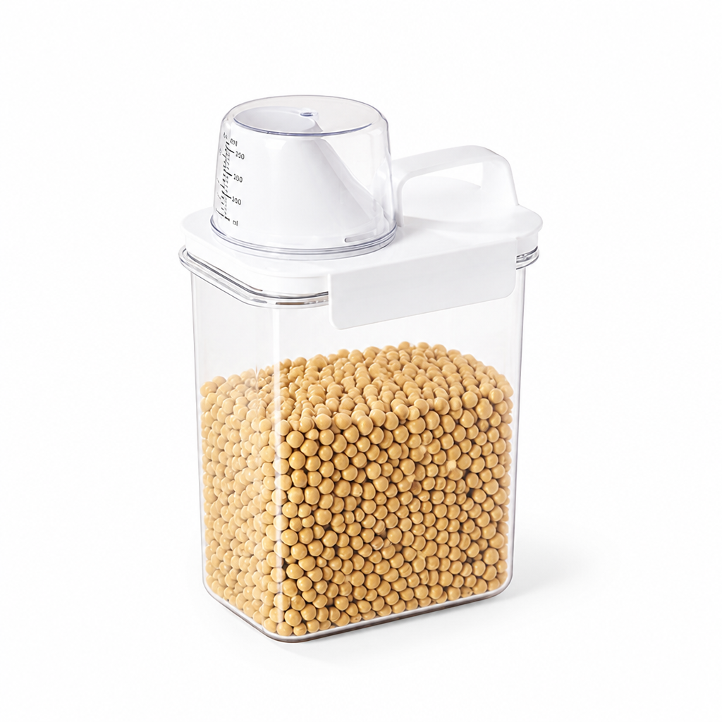 Grain Storage Container Airtight Seal & Measuring Scale