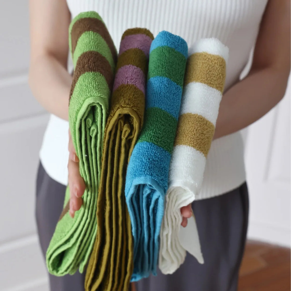 Hand & Bath Towel 100% Combed Cotton Quick-Dry