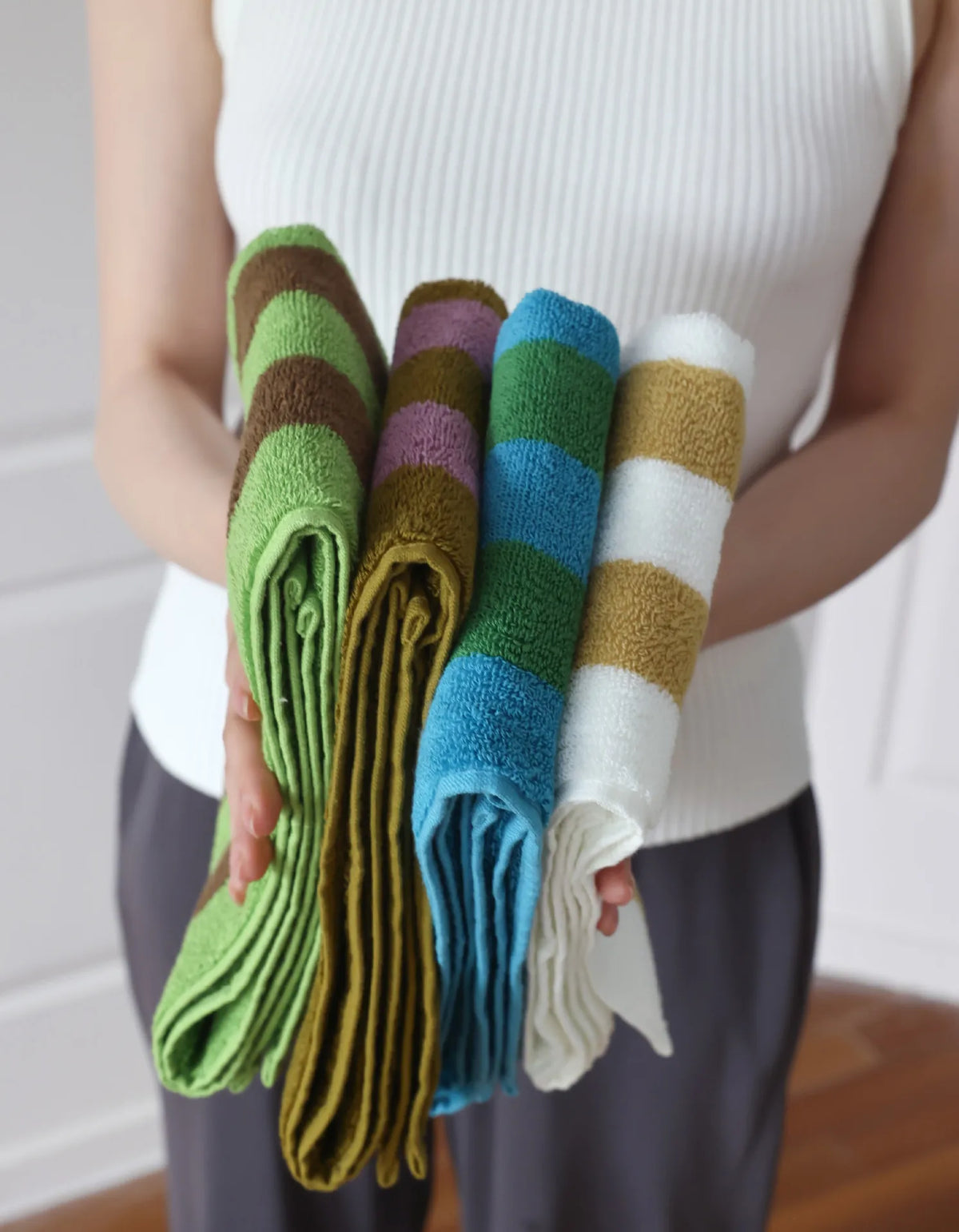 Hand & Bath Towel 100% Combed Cotton Quick-Dry
