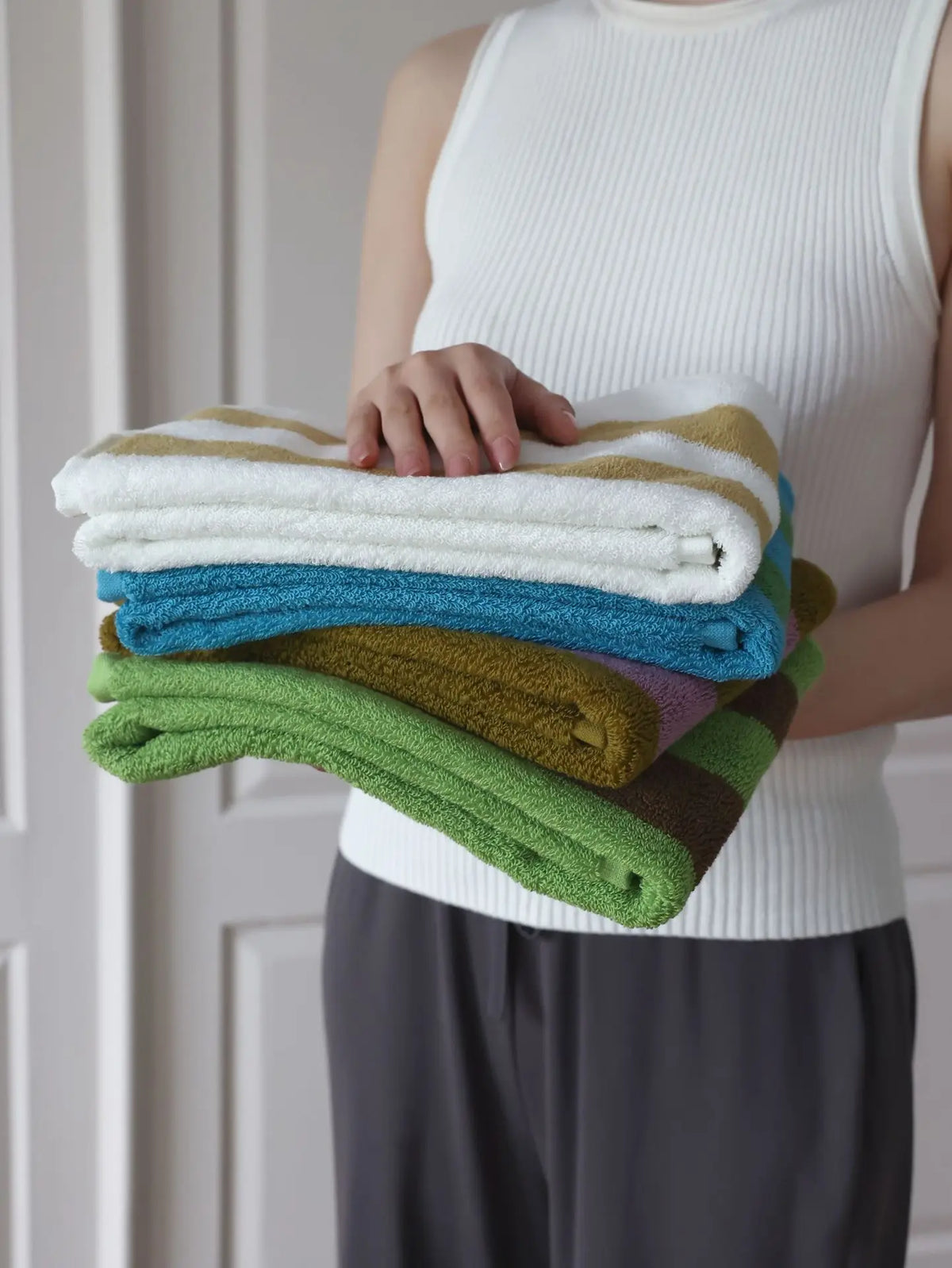 Hand & Bath Towel 100% Combed Cotton Quick-Dry