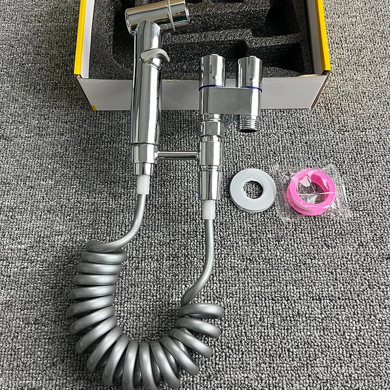 Handheld Bidet Sprayer Wall-Mounted Solid Brass Core