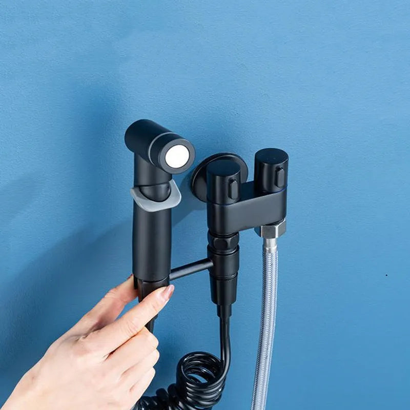 Handheld Bidet Sprayer Wall-Mounted Solid Brass Core