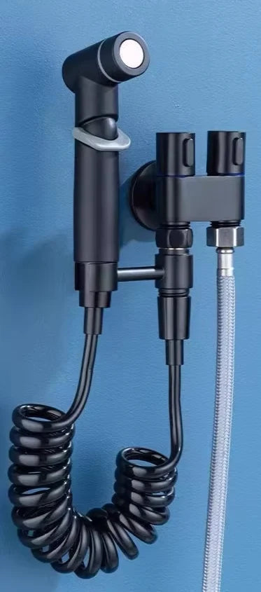 Handheld Bidet Sprayer Wall-Mounted Solid Brass Core