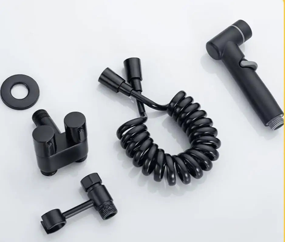Handheld Bidet Sprayer Wall-Mounted Solid Brass Core