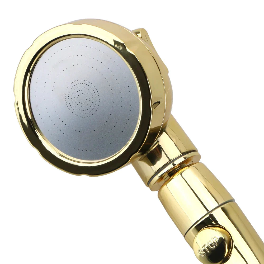 Handheld Shower Head 3 Spray Modes 360° Swivel Water-Saving