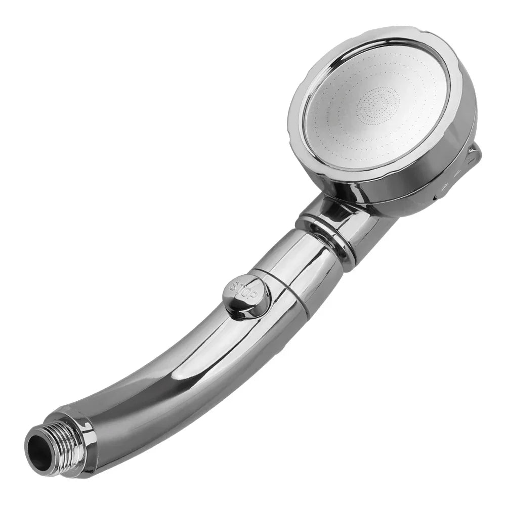 Handheld Shower Head 3 Spray Modes 360° Swivel Water-Saving