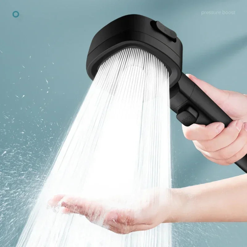 Handheld Shower Head High-Pressure Water-Saving Pause Button