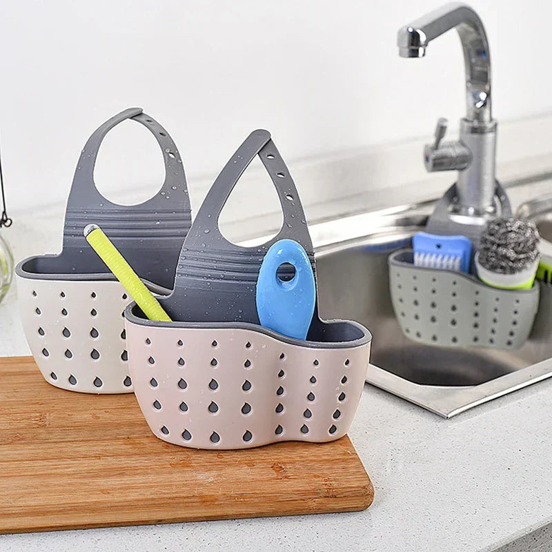 Hanging Sink Organizer Adjustable Tool-Free Quick-Drying