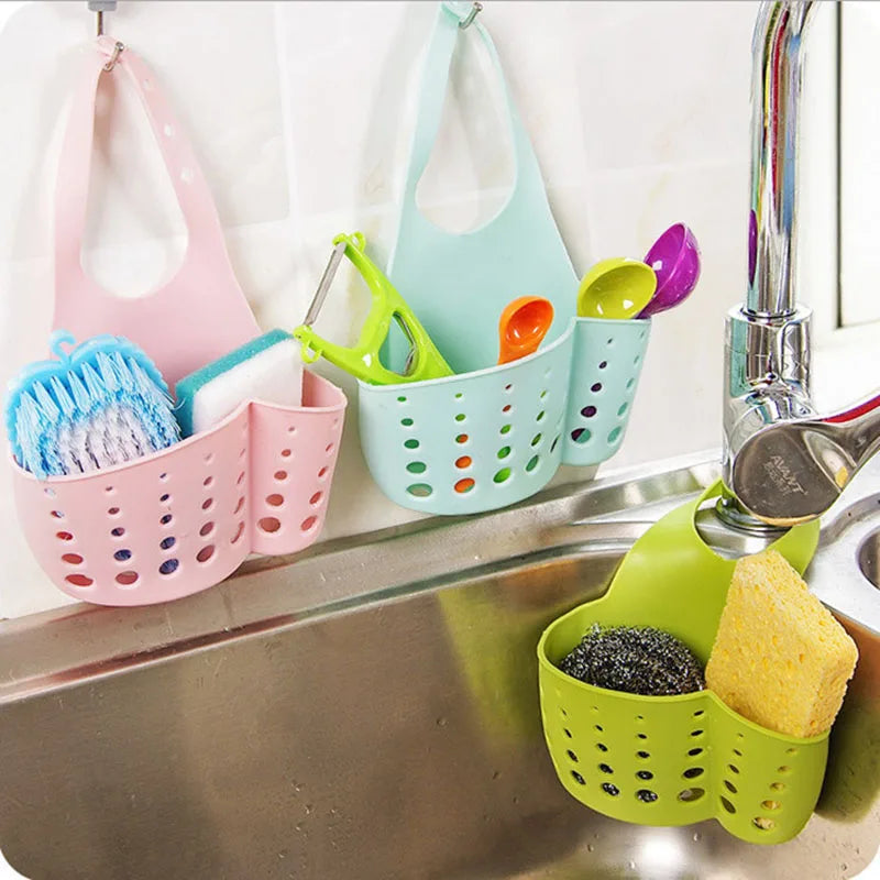 Hanging Sink Organizer Adjustable Tool-Free Quick-Drying