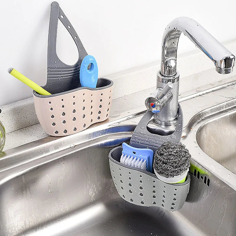 Hanging Sink Organizer Adjustable Tool-Free Quick-Drying