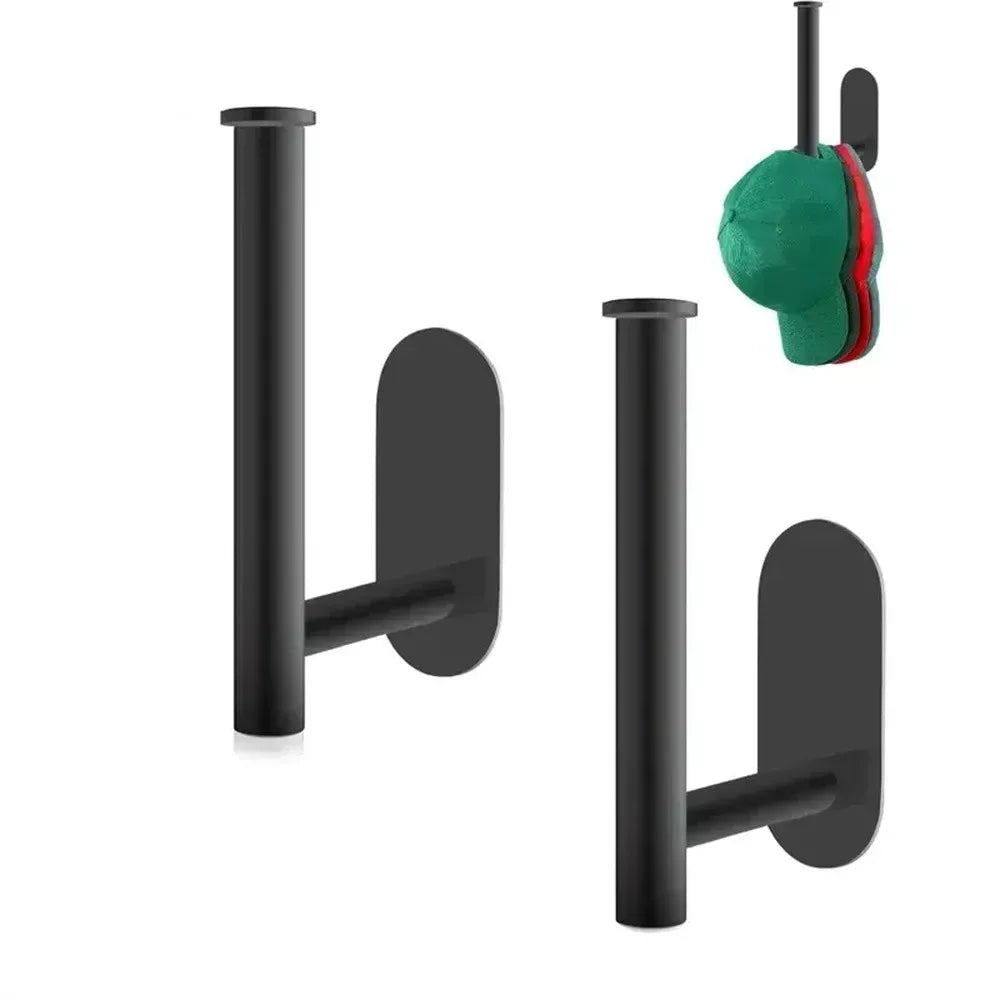 Hat & Cap Holder Self-Adhesive Stainless Steel Space-Saving