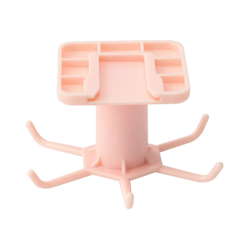 Hook Organizer 360 Degree Rotating Self-Adhesive No-Drill