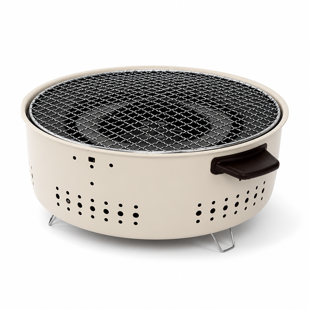 Indoor Grill Low-Smoke Stainless Steel Dishwasher-Safe