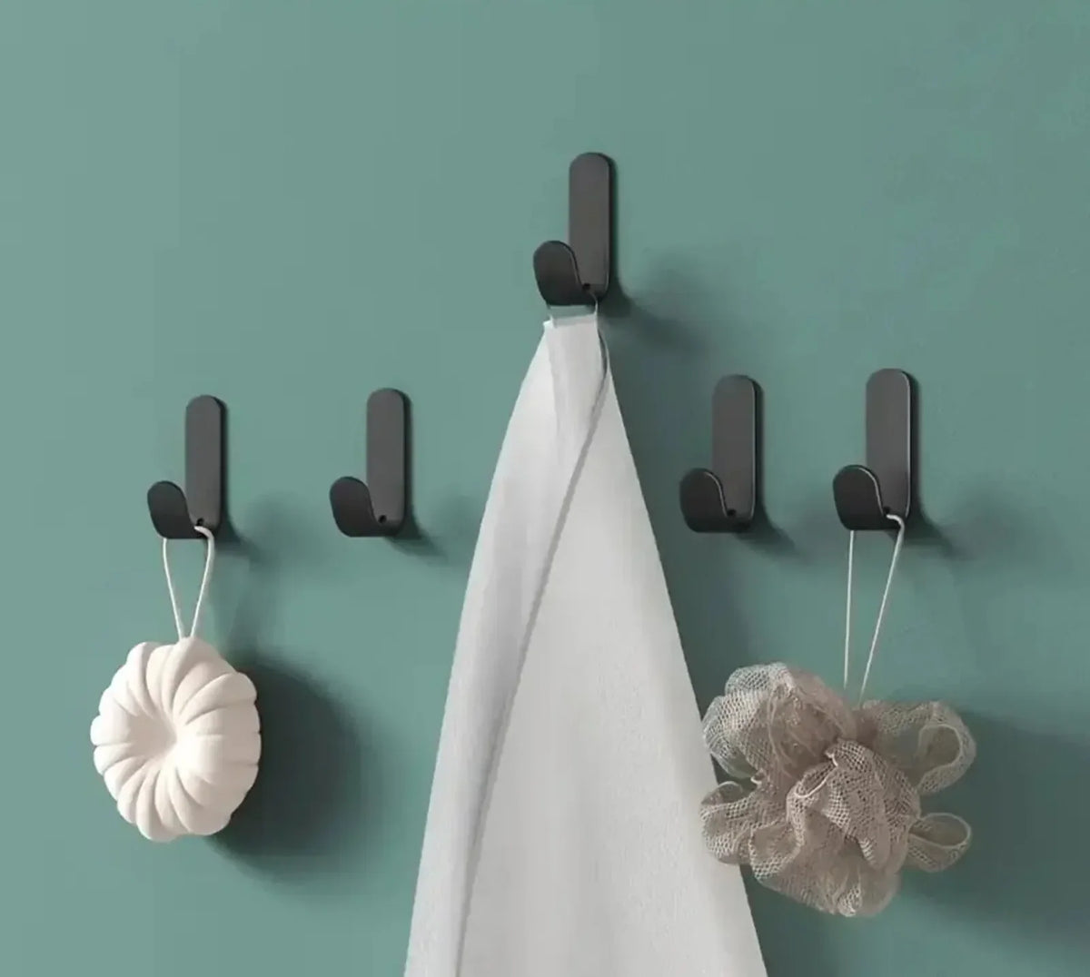 J-Hooks Self-Adhesive Water-Resistant 6-Pack