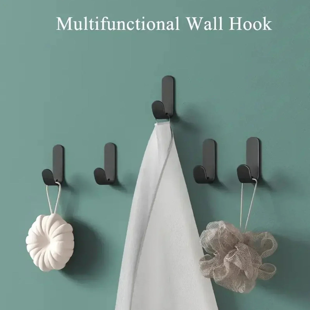 J-Hooks Self-Adhesive Water-Resistant 6-Pack