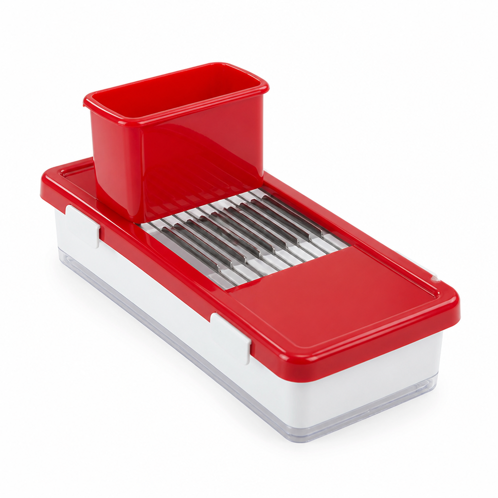 Julienne and Thick Slices Vegetable Cutter with Hand Guard