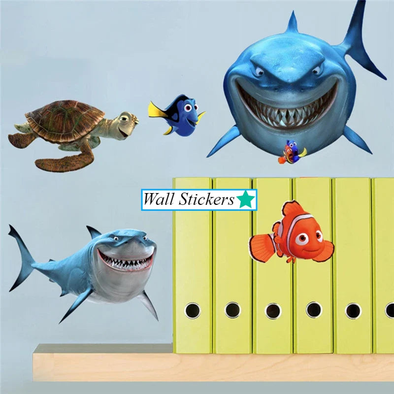 Kids Wall Stickers 3D Ocean Waterproof Vinyl