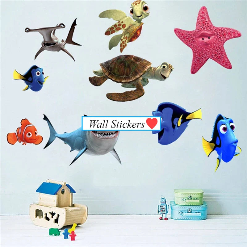 Kids Wall Stickers 3D Ocean Waterproof Vinyl