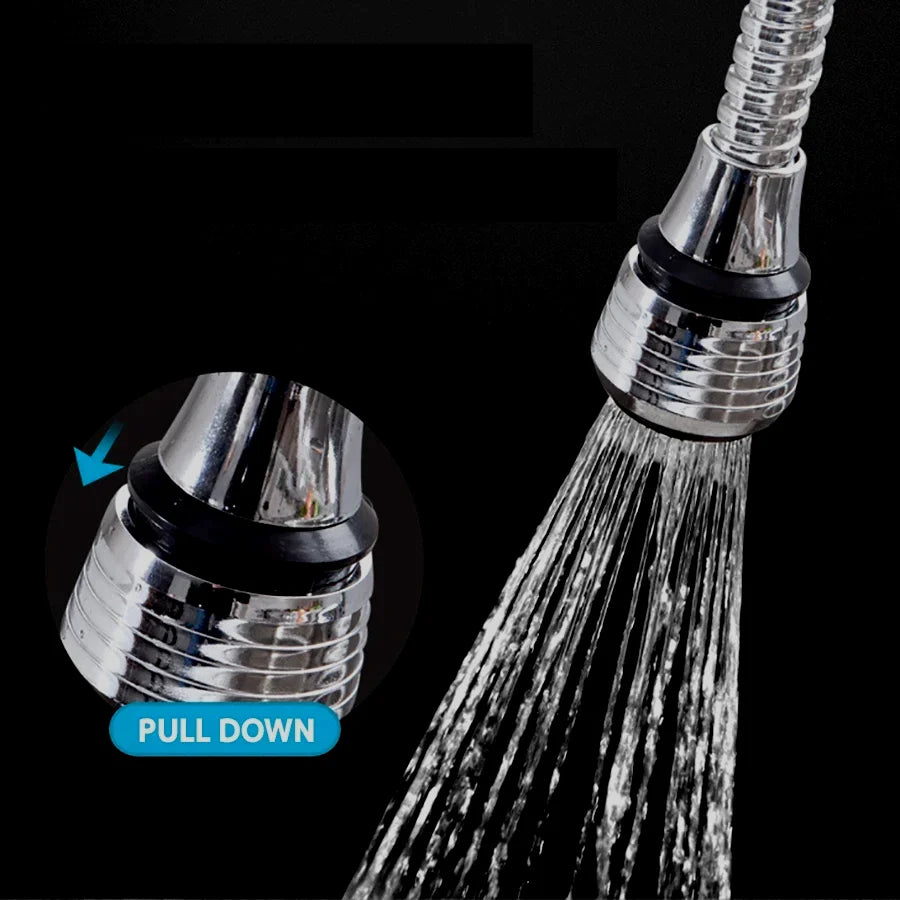 Kitchen Faucet Extension Stainless Steel Water-Saving 360° Swivel