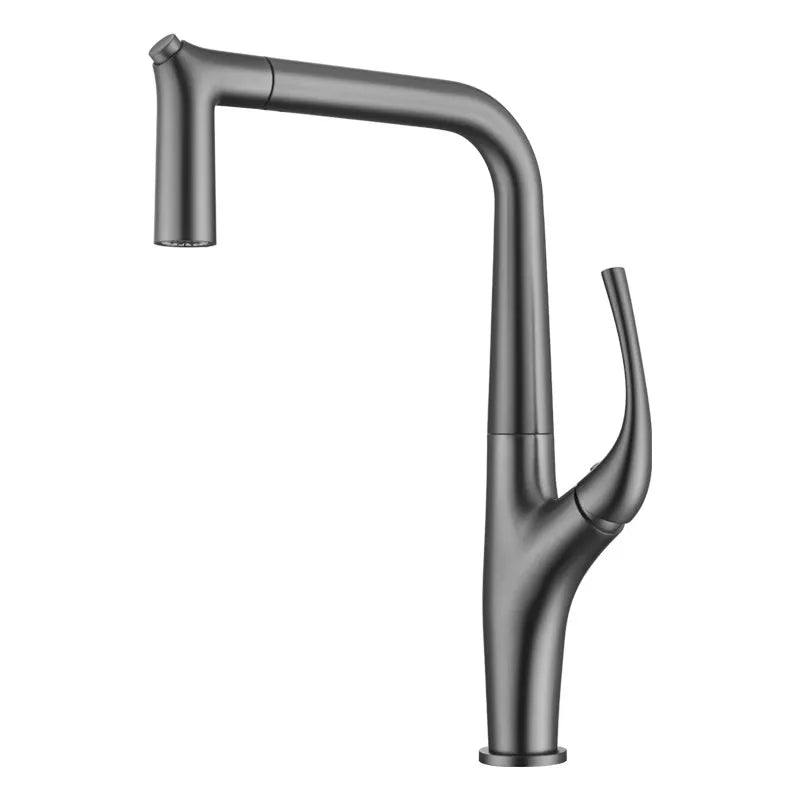 Kitchen Faucet Pull-Out Spray Solid Brass 360 Swivel