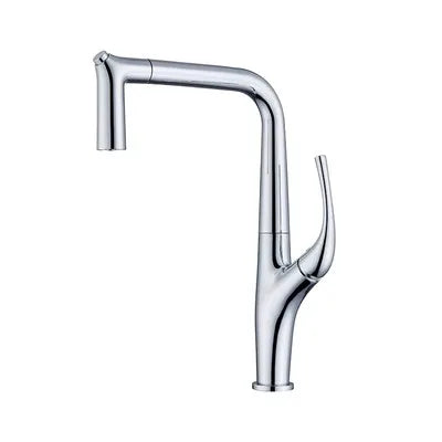 Kitchen Faucet Pull-Out Spray Solid Brass 360 Swivel