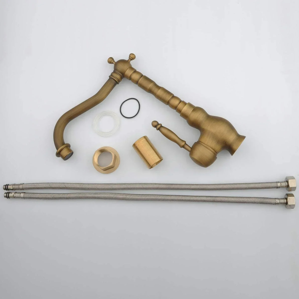 Kitchen Faucet Solid Brass 360° Swivel