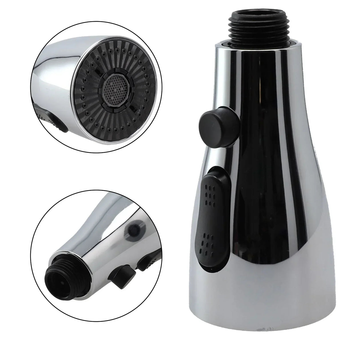 Kitchen Faucet Spray Head 3-Mode Universal Connector