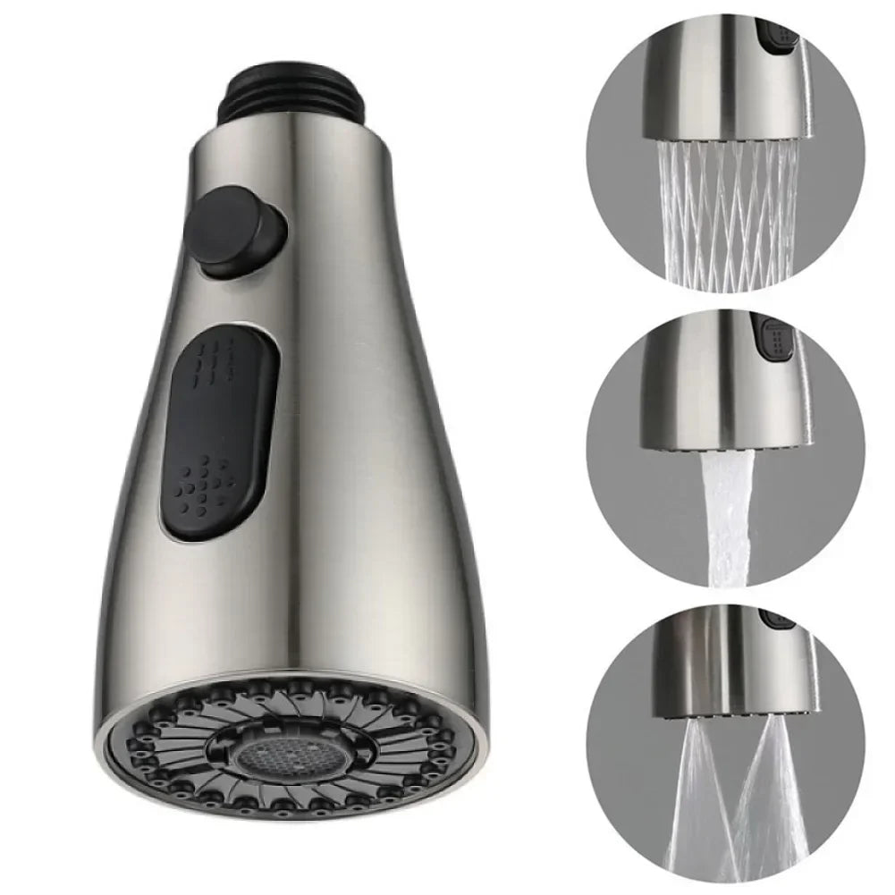 Kitchen Faucet Spray Head 3-Mode Universal Connector