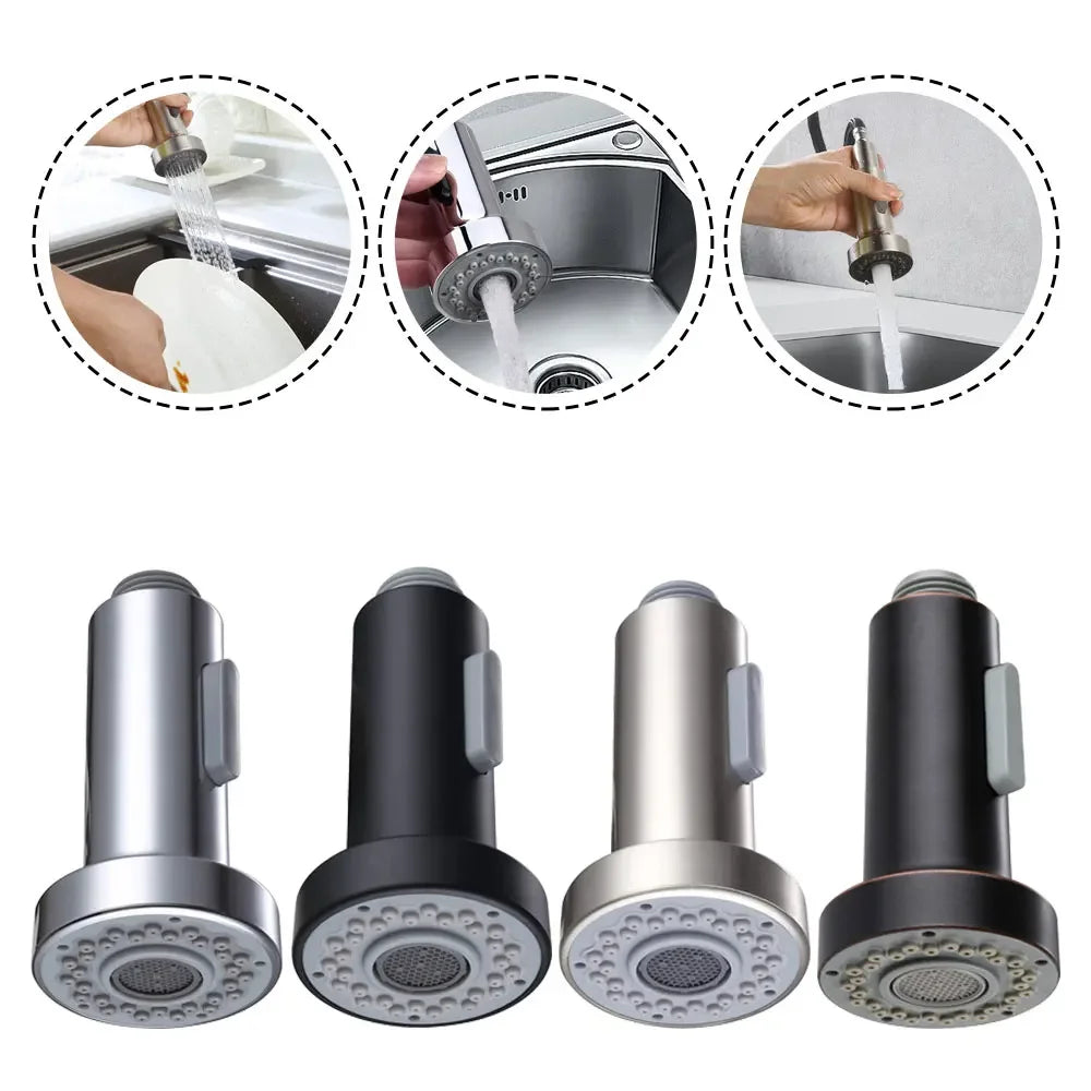 Kitchen Faucet Spray Head Dual Spray Water-Saving Tool-Free Fit