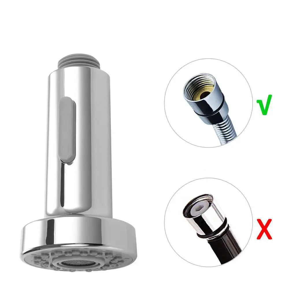Kitchen Faucet Spray Head Dual Spray Water-Saving Tool-Free Fit