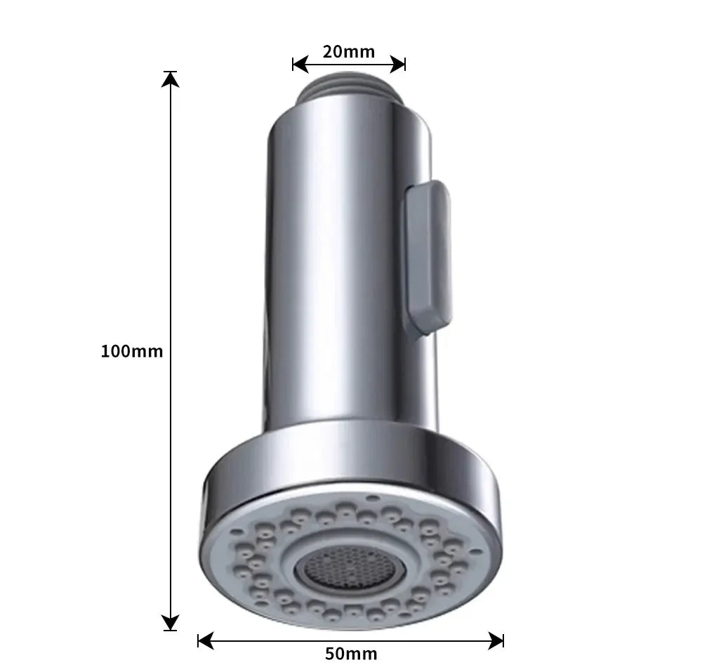 Kitchen Faucet Spray Head Dual Spray Water-Saving Tool-Free Fit