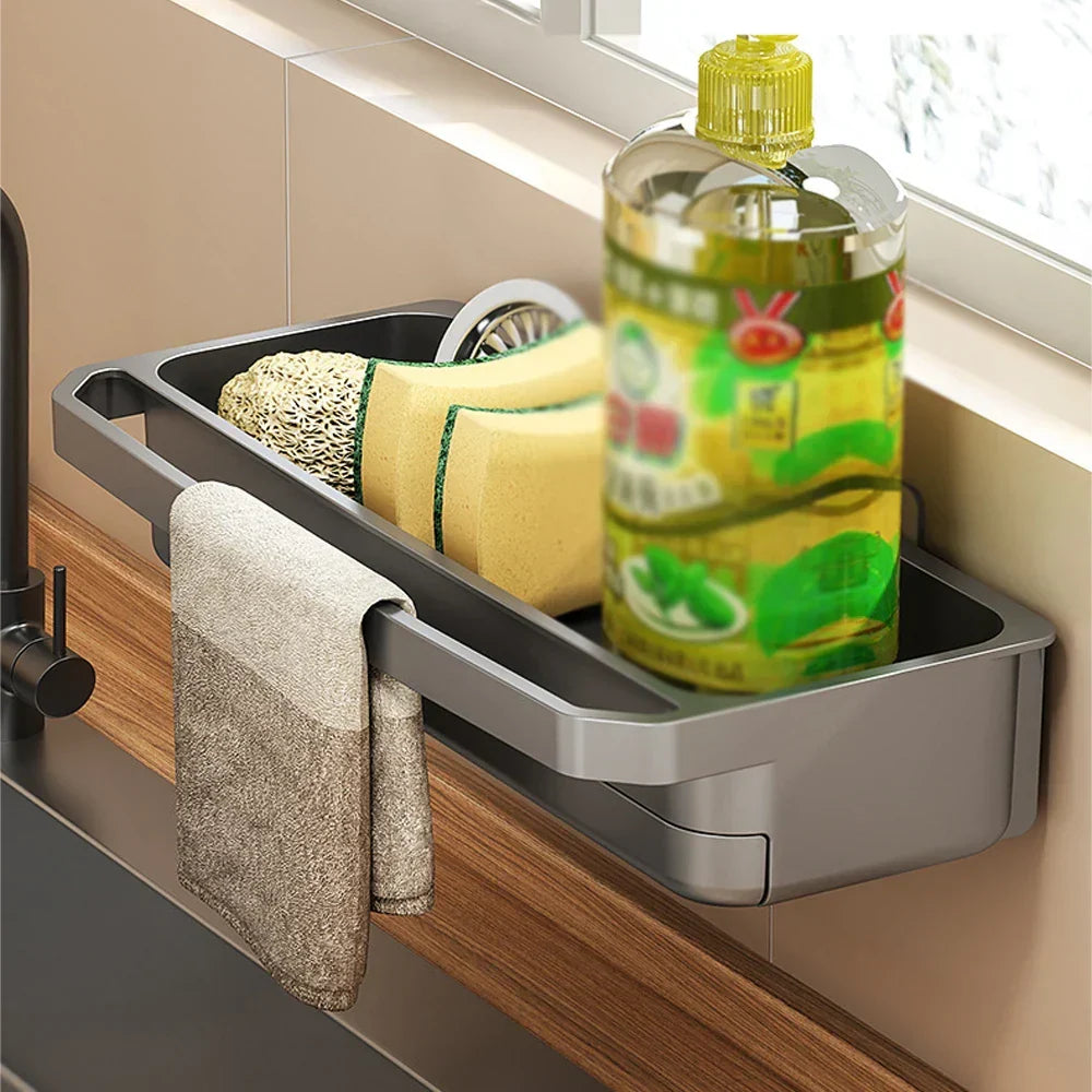 Kitchen Sink Organizer Draining Ventilated ABS Plastic