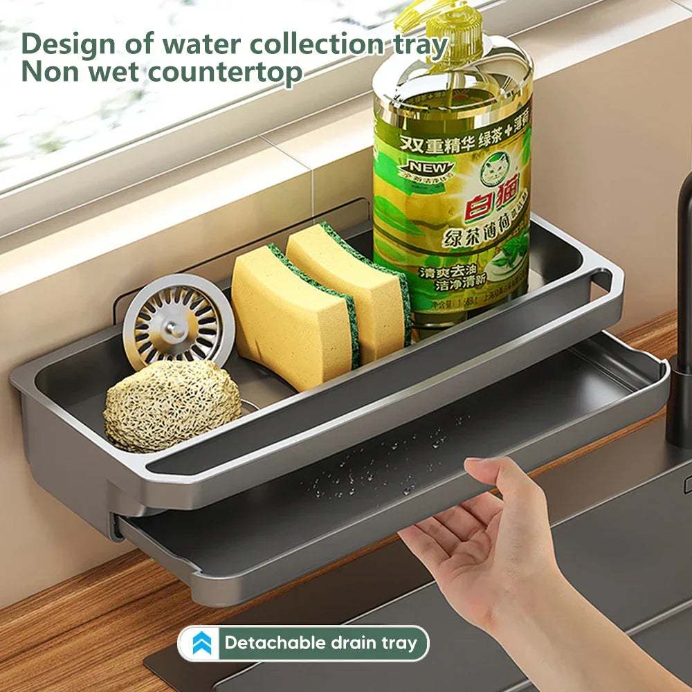 Kitchen Sink Organizer Draining Ventilated ABS Plastic