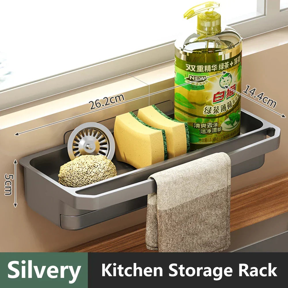Kitchen Sink Organizer Draining Ventilated ABS Plastic