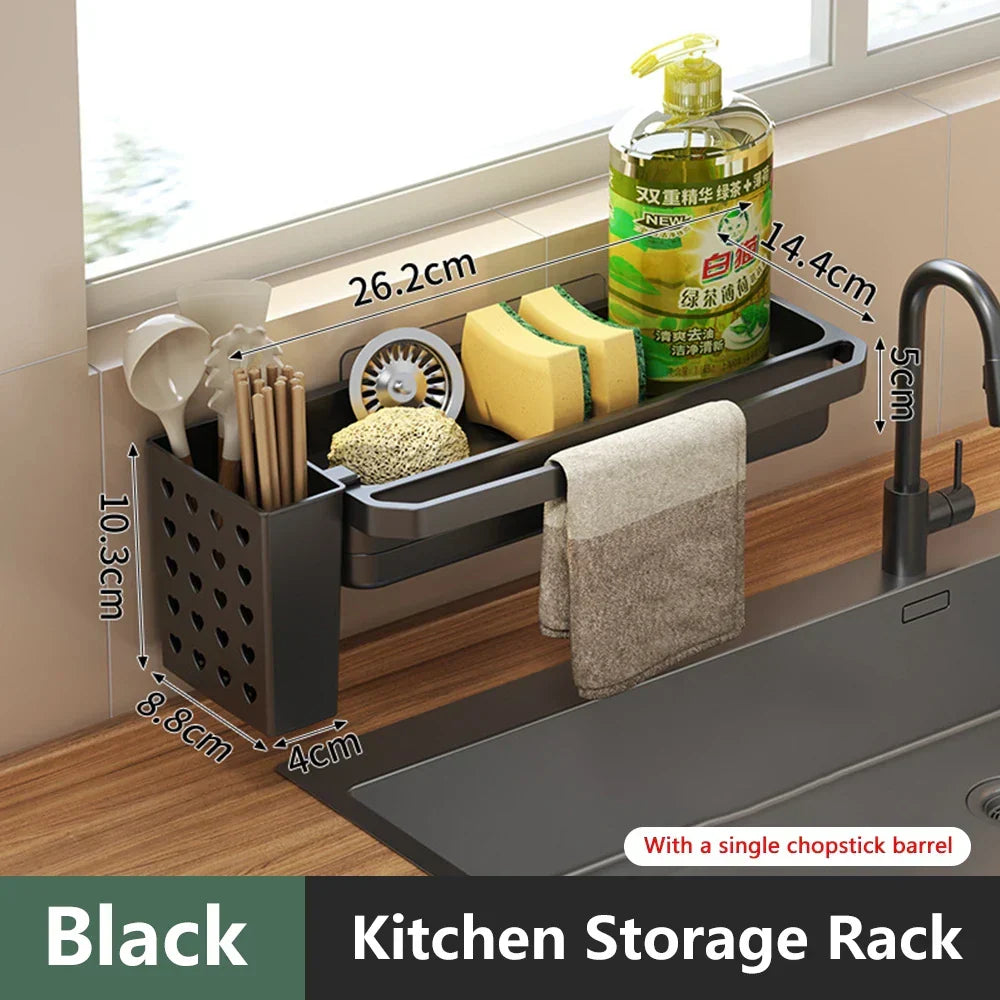 Kitchen Sink Organizer Draining Ventilated ABS Plastic