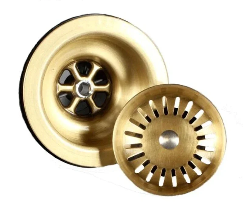 Kitchen Sink Stopper Solid Brass Antique Bronze 3.5 Inch