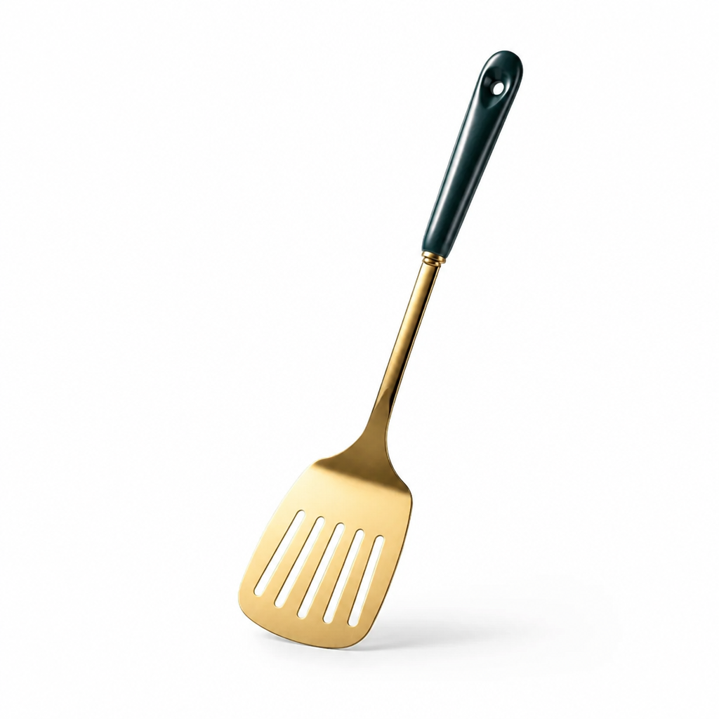 Kitchen Utensil Set Stainless Steel & Ceramic Handles