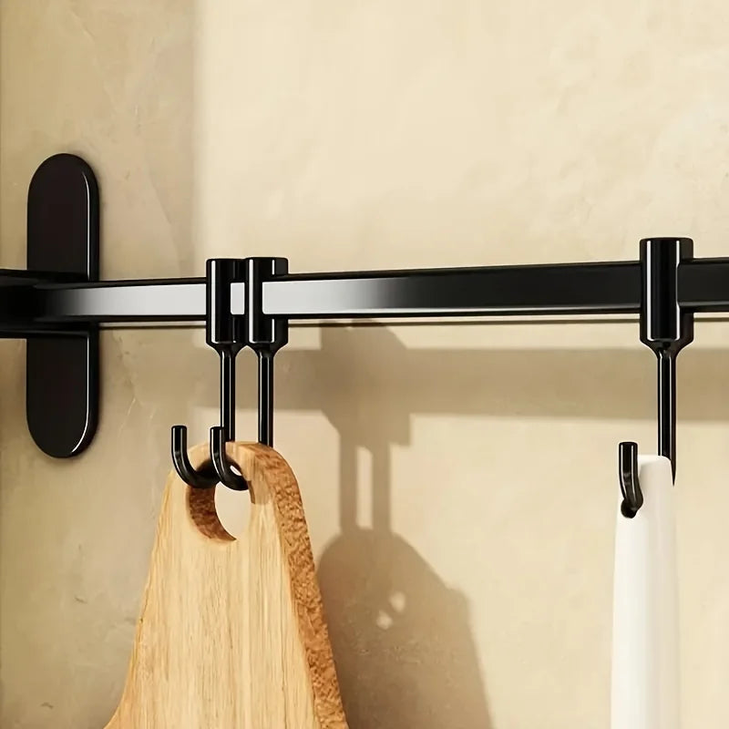 Kitchen Wall Rack Self-Adhesive No-Drill