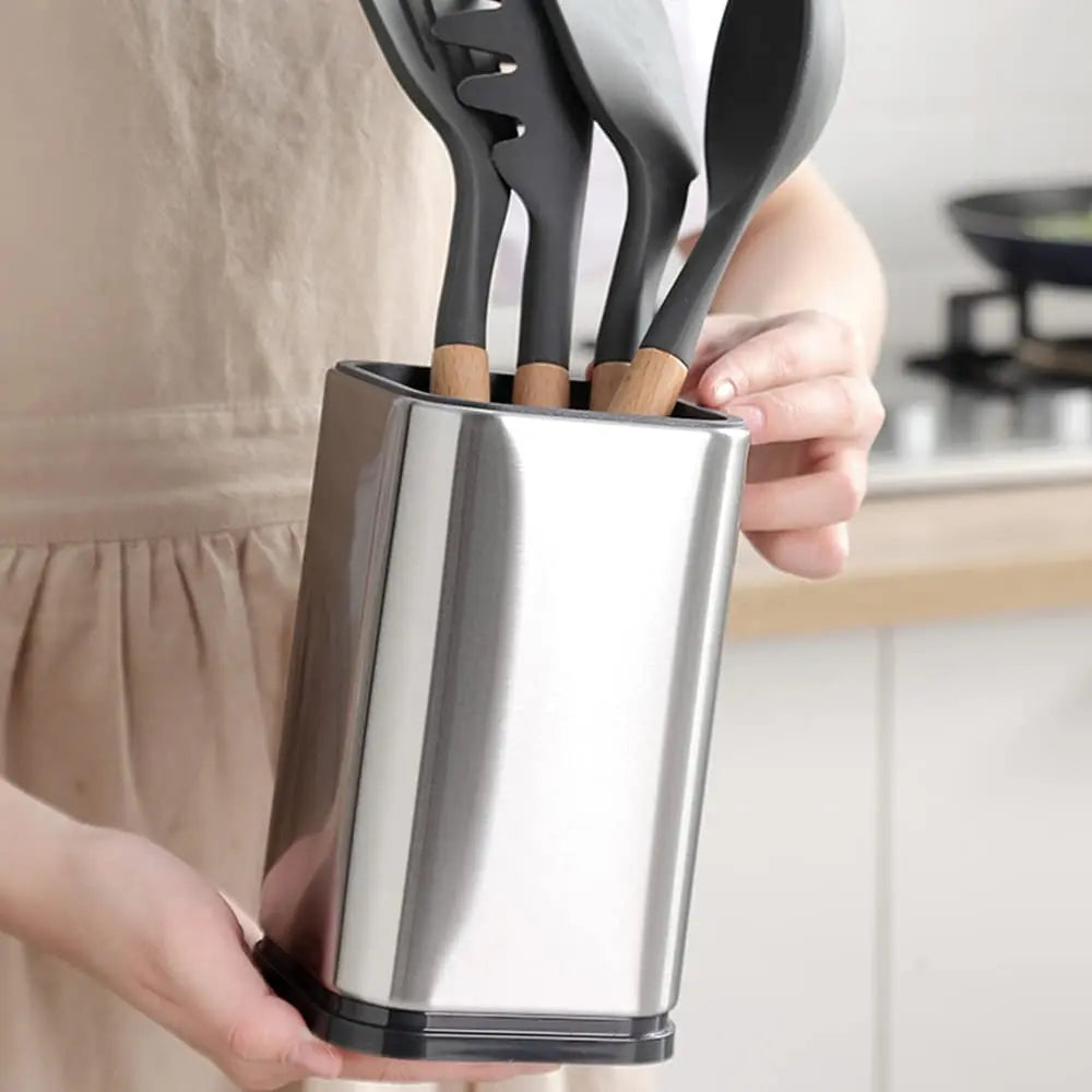 Knife Block Stainless Steel Antibacterial For 8 Inch Knives