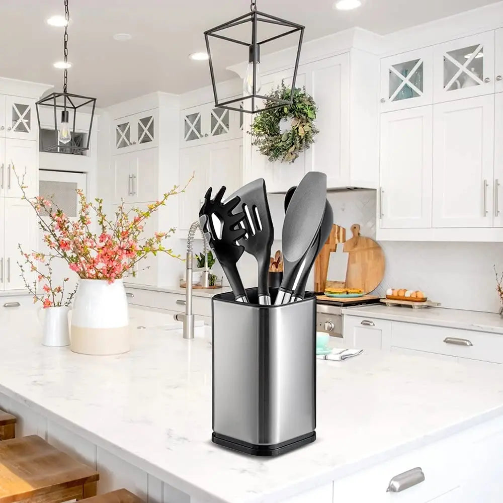 Knife Block Stainless Steel Antibacterial For 8 Inch Knives