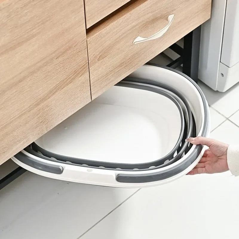 Laundry Basket Collapsible Space-Saving Durable ABS