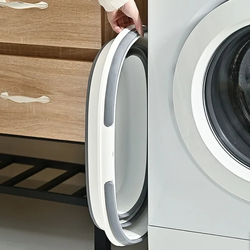 Laundry Basket Collapsible Space-Saving Durable ABS