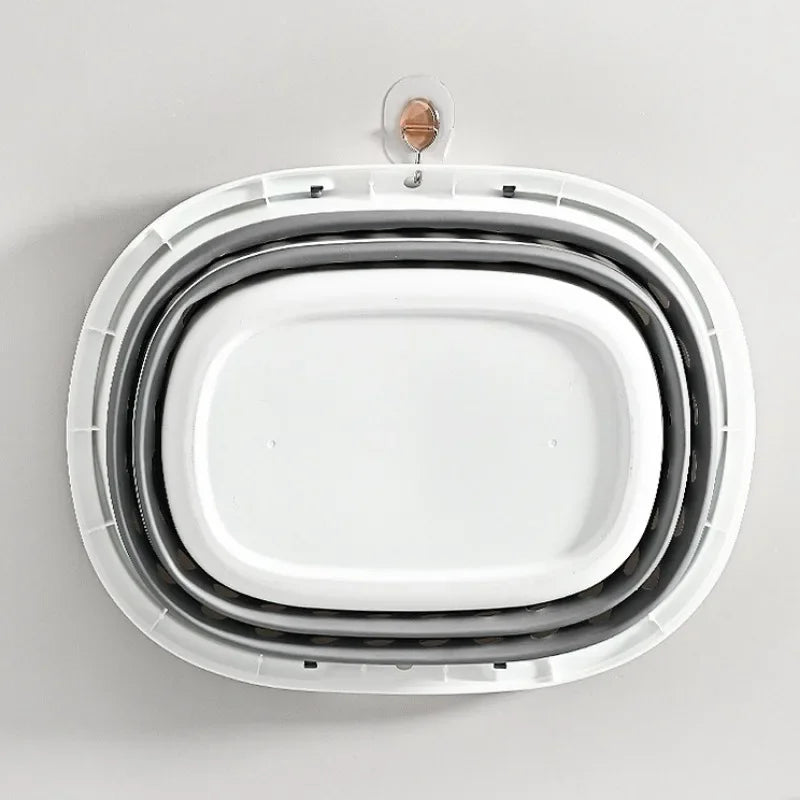 Laundry Basket Collapsible Space-Saving Durable ABS