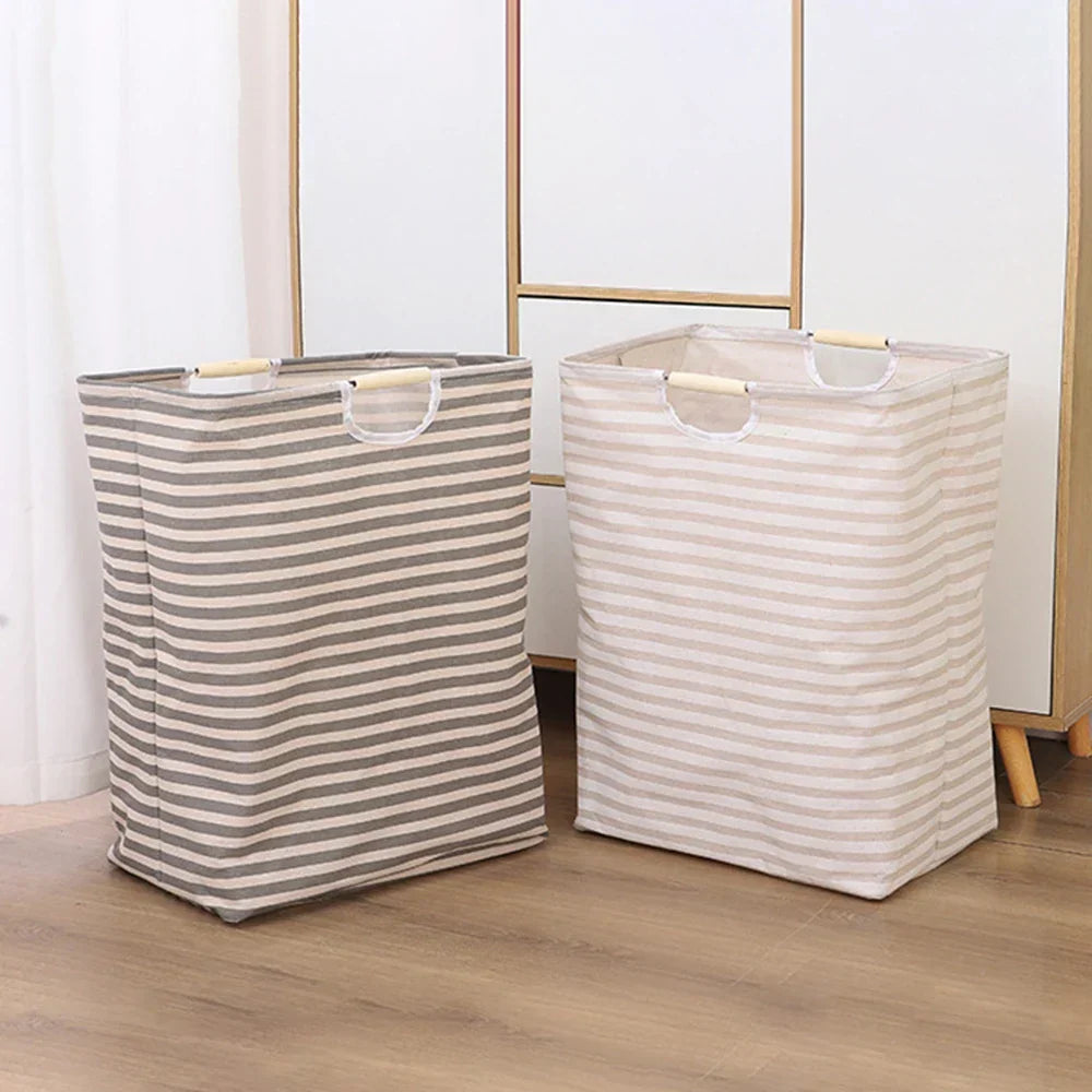 Laundry Hamper Collapsible Waterproof Cotton Portable